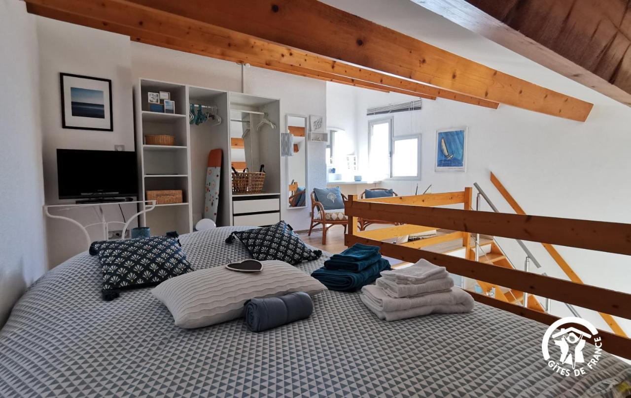 La Sirene - Loft Moderne Et Lumineux Avec Vue Panoramique Sur Mer Mediterranee Et Port De Plaisance Frontignan Ngoại thất bức ảnh